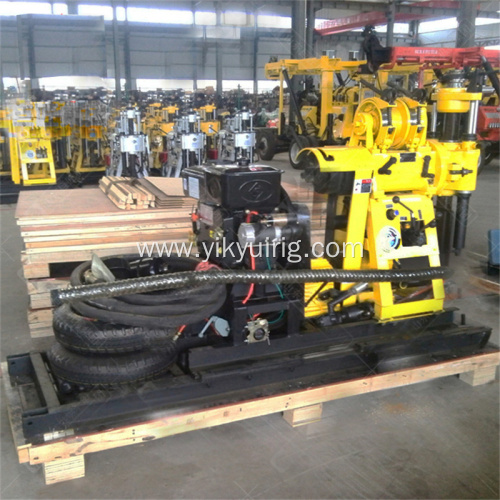 130m Trailer-Type Hydraulic Water Well Drilling Machine